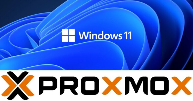 how to install windows 11 proxmox